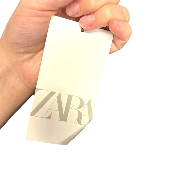 Zara‎ Blue Plaid Flannel Cropped Button Down Shirt Size XS - Picture 8 of 11